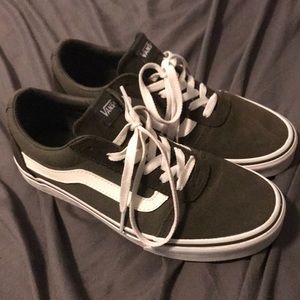 Womens Olive Green VANS sneakers